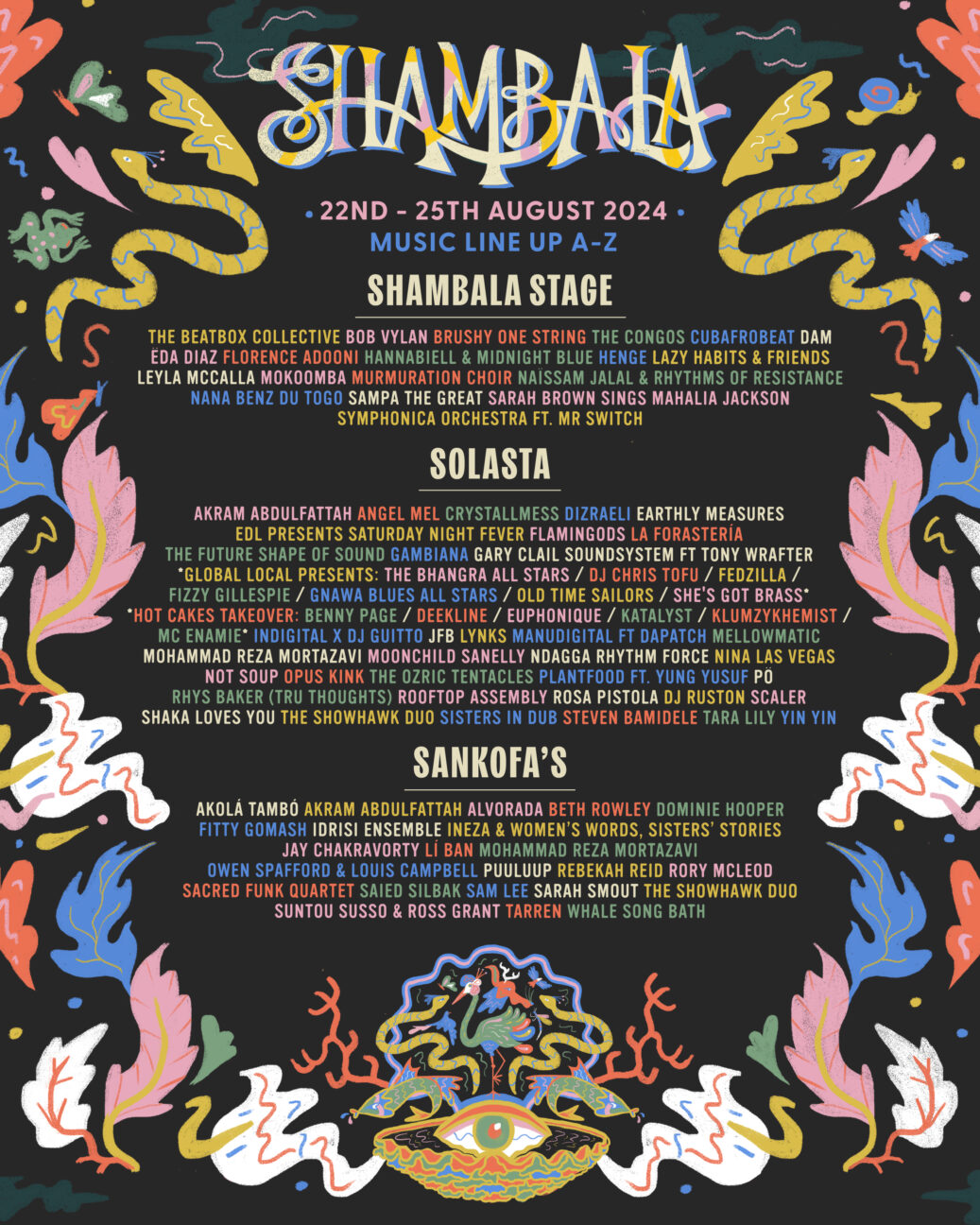 Your FULL Shambala 2024 line up is here and it s blimmin massive  